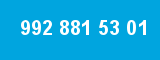 992 881 53 01 992 881 53 01